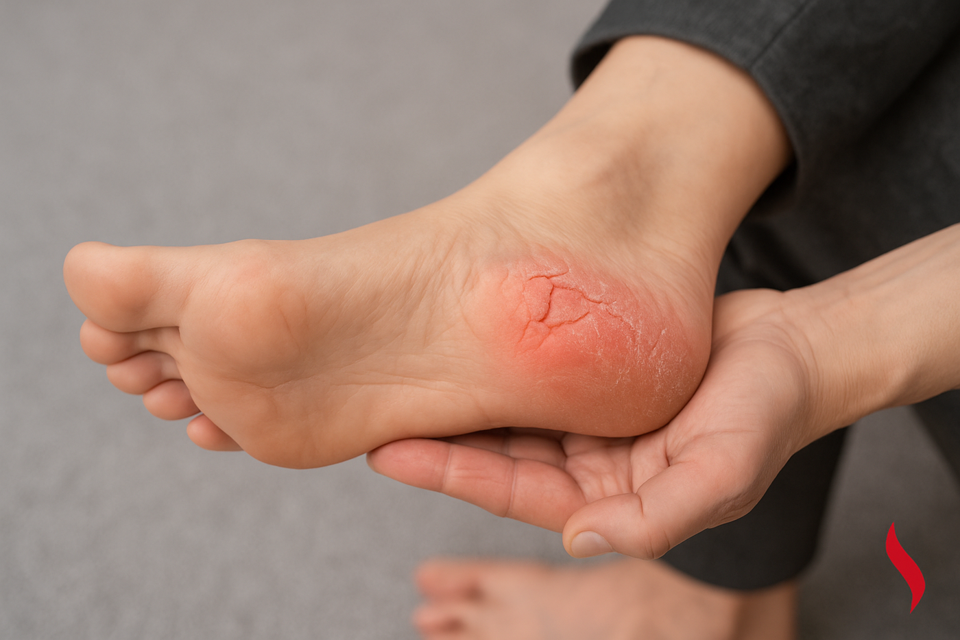 Ødelagt hælpude: Symptomer, årsager og behandling