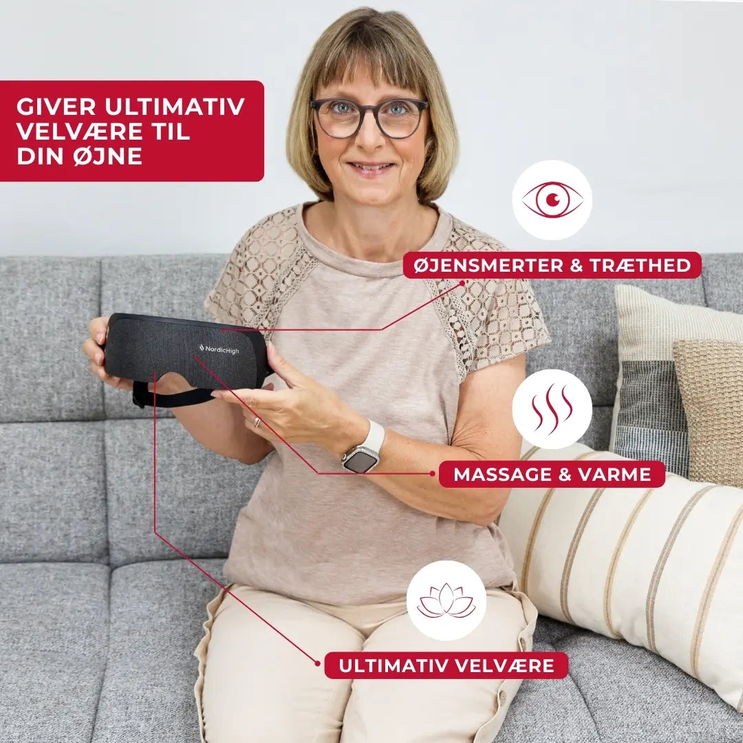 Øjenmassager Pro m. Varme