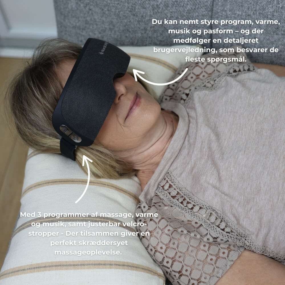 Øjenmassager Pro m. Varme