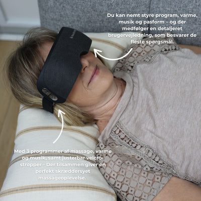 Øjenmassager Pro m. Varme
