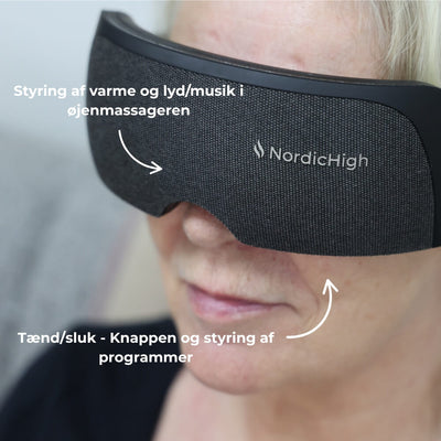 Øjenmassager Pro m. Varme