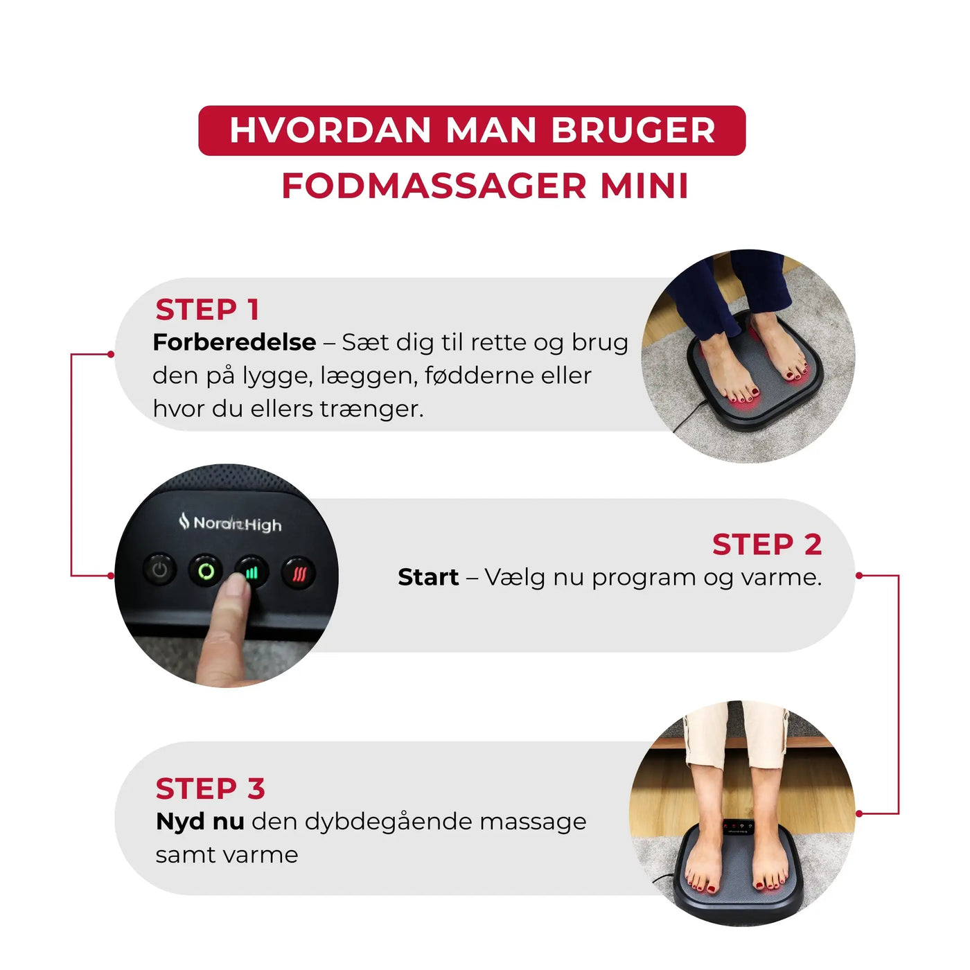 Fodmassager Mini