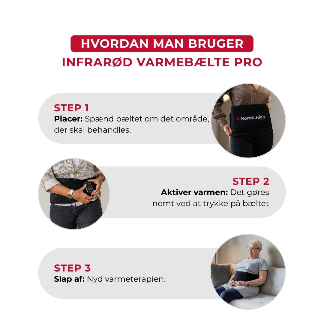 Infrarød Varmebælte Pro