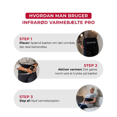 Infrarød Varmebælte Pro