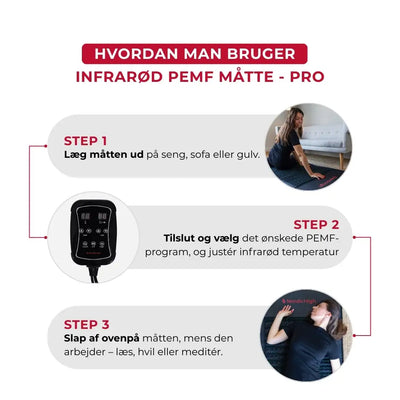 Infrarød PEMF måtte - Pro