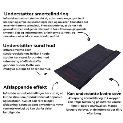 Infrarød Saunatæppe - Pro 3-zone
