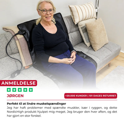 Infrarød Varmemåtte m. Massage