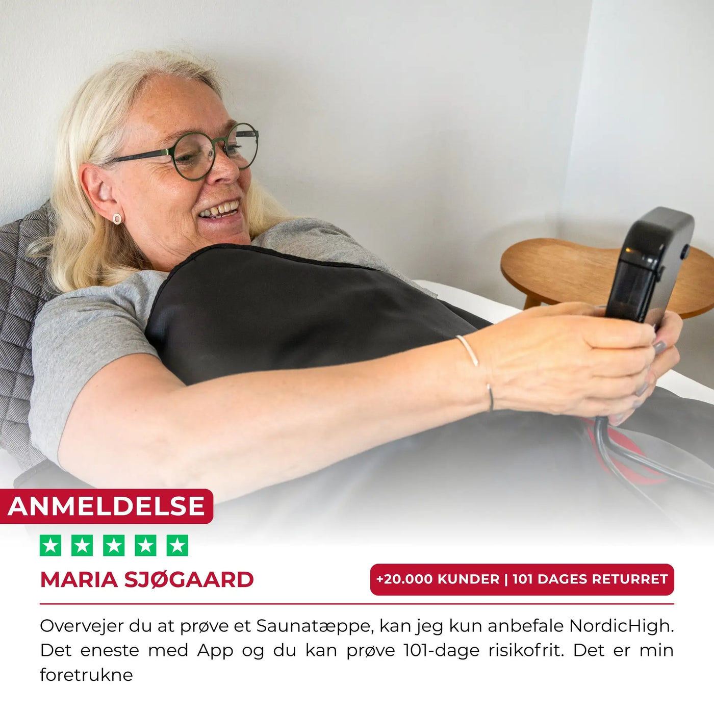 Anmeldelse af Infrarødt Saunatæppe