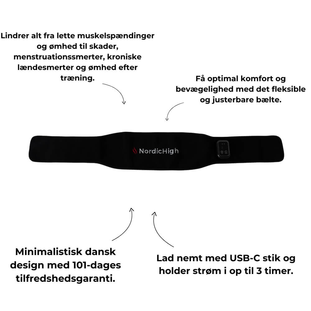 Infrarød Varmebælte Pro