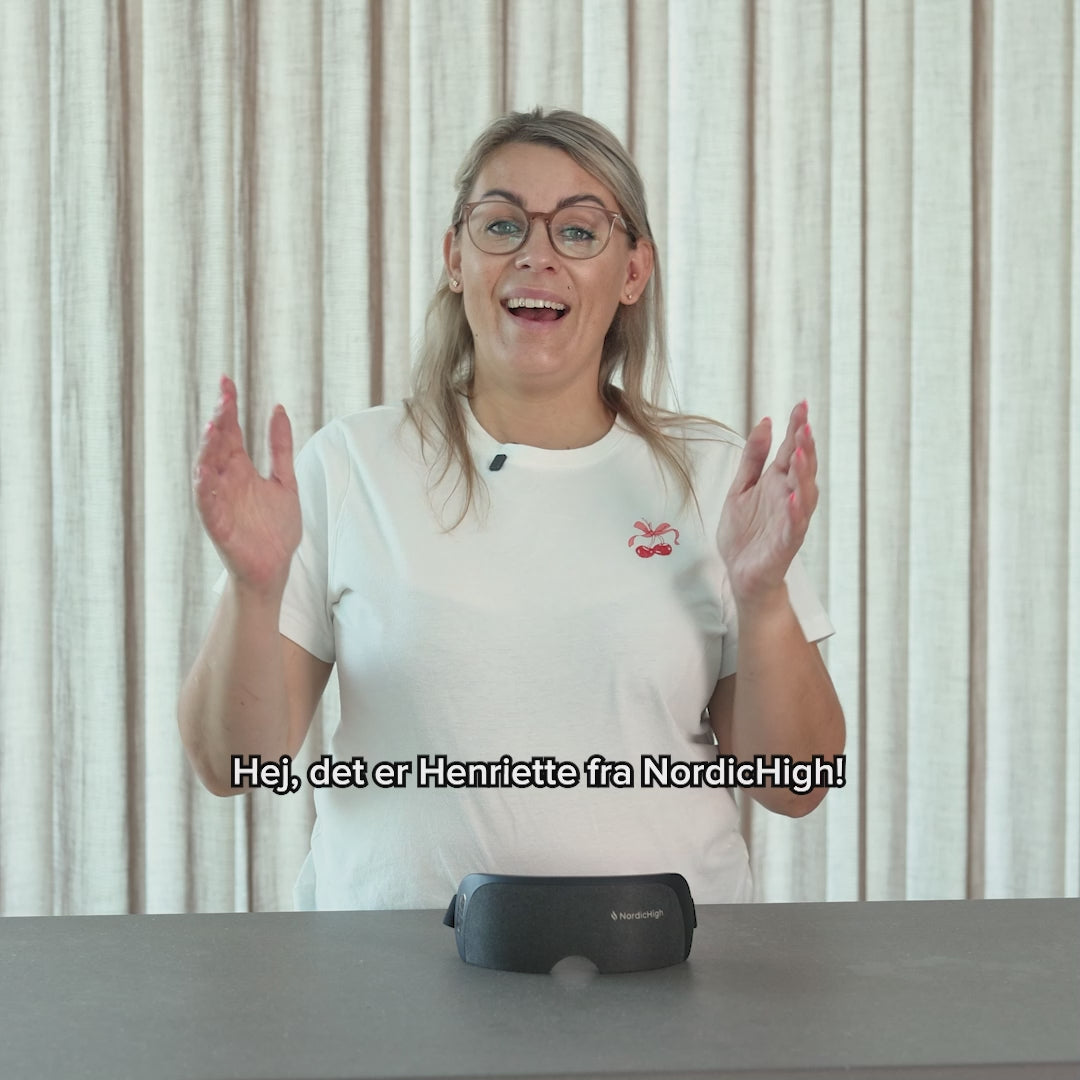 Øjenmassager Pro m. Varme